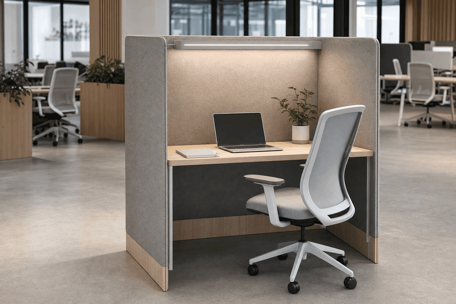 Çalışma Masası Kabini akustik panel