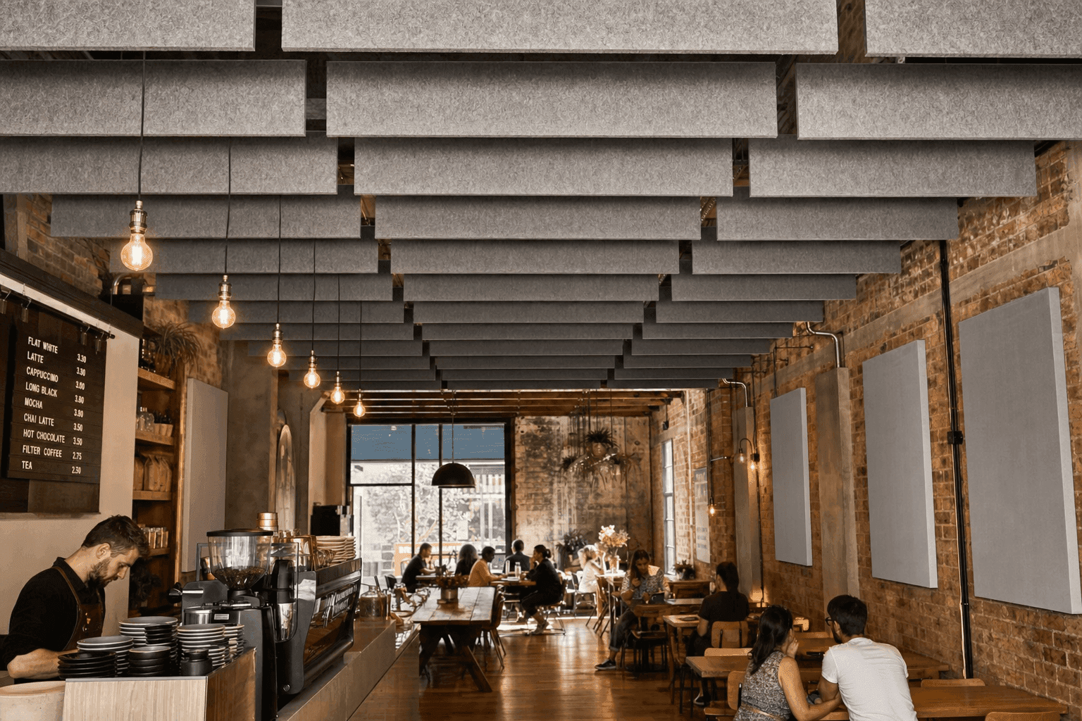 Cafe akustik panel