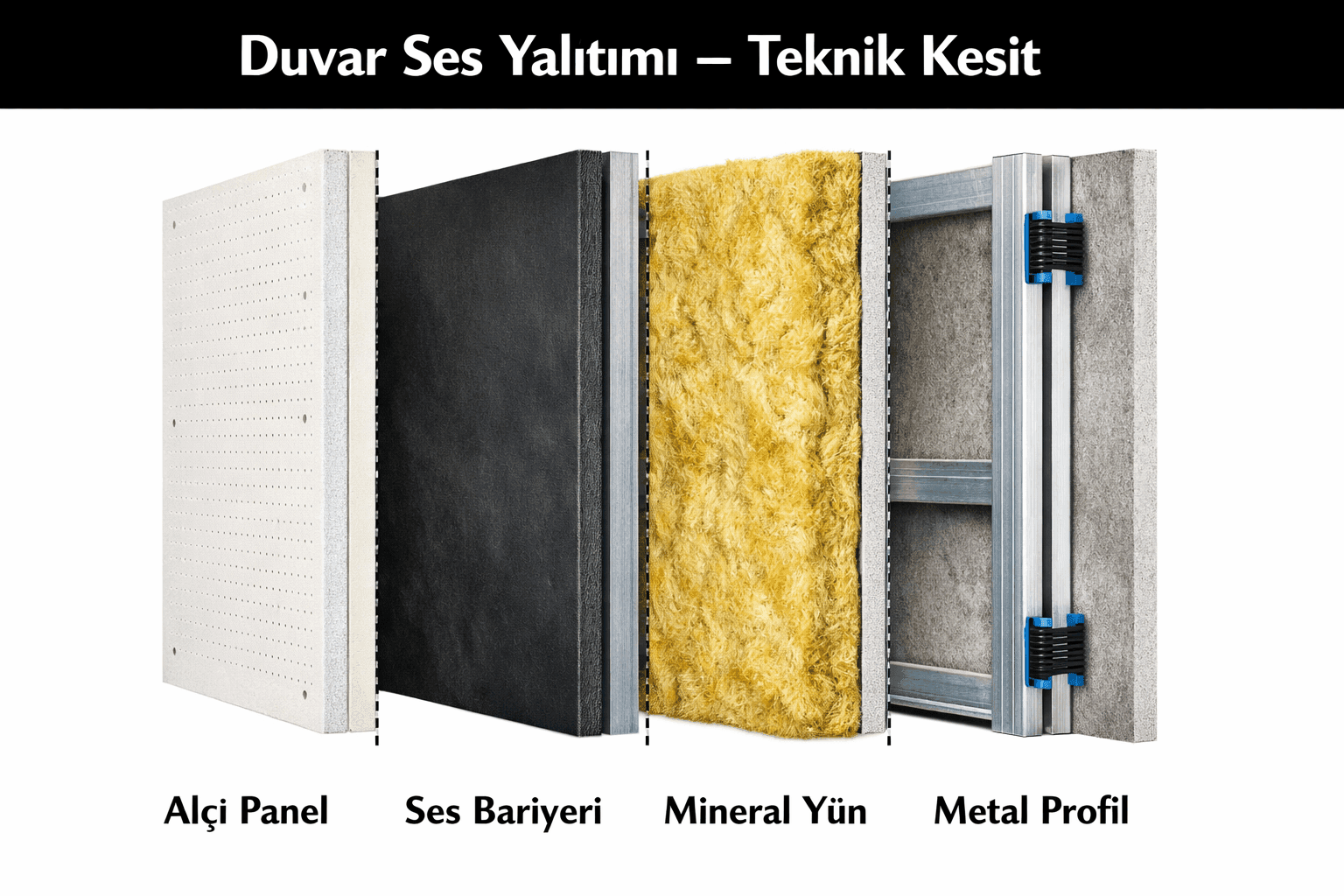 Duvar Ses Yalıtımı akustik panel