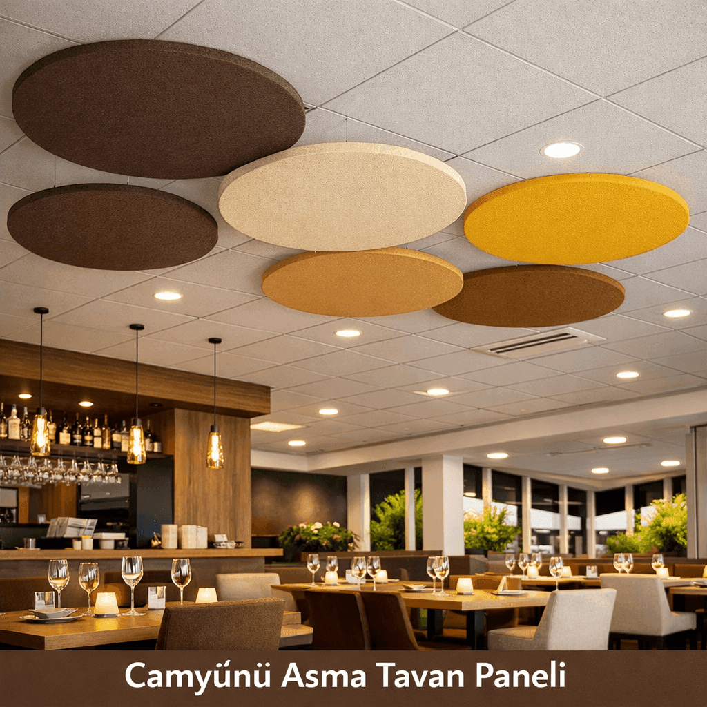 Camyünü Asma Tavan Paneli akustik panel